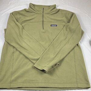 PATAGONIA QUARTER ZIP SAGE FLEECE